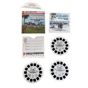 GAF View Master A979 Busch Gardens Zoological Tampa Florida GAF 3 Reels Booklet